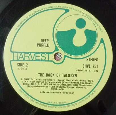 Deep Purple -The Book Of Taliesyn