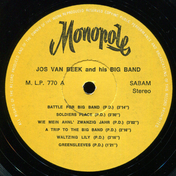 Jos Van Beek (2) -Jos Van Beek And His Big Band