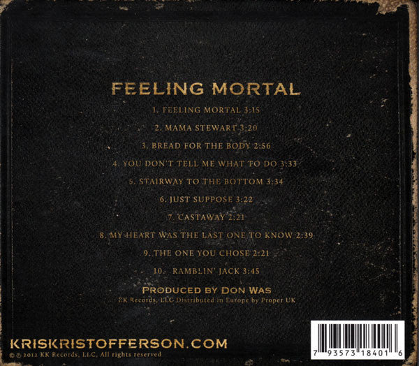 Kris Kristofferson -Feeling Mortal