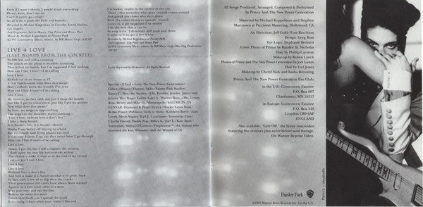 Prince & The New Power Generation -Diamonds And Pearls
