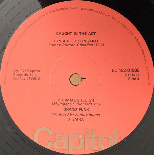 Grand Funk Railroad -Caught In The Act