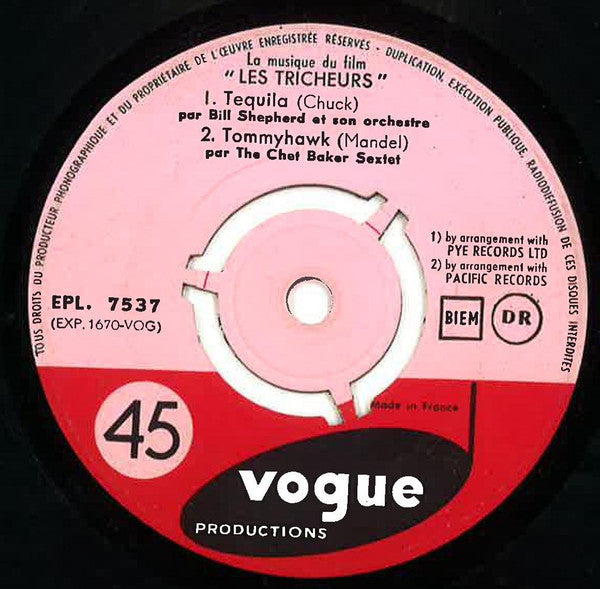 Various - La Musique Du Film "Les Tricheurs"