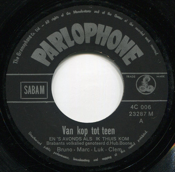 Bruno-Marc-Luk-Klem* -Van Kop Tot Teen