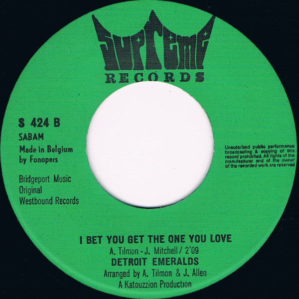 Detroit Emeralds -You Want It, You Got It