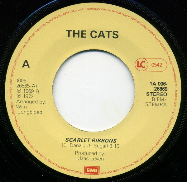 The Cats - Scarlet Ribbons / The End Of The Show