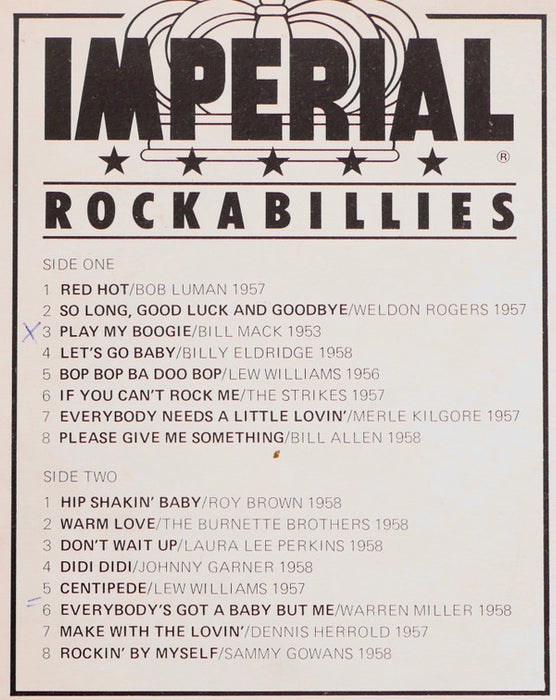 Various -Imperial Rockabillies