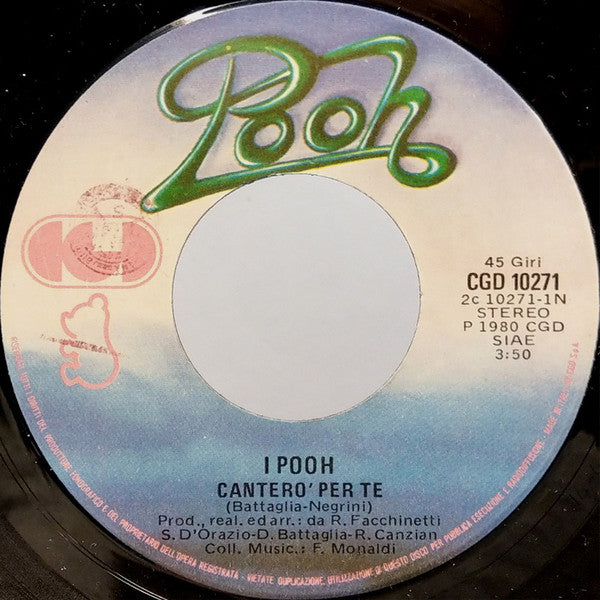 Pooh -Canterò Per Te