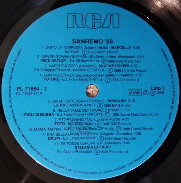 Various -Sanremo 88