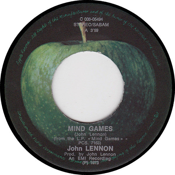 John Lennon -Mind Games