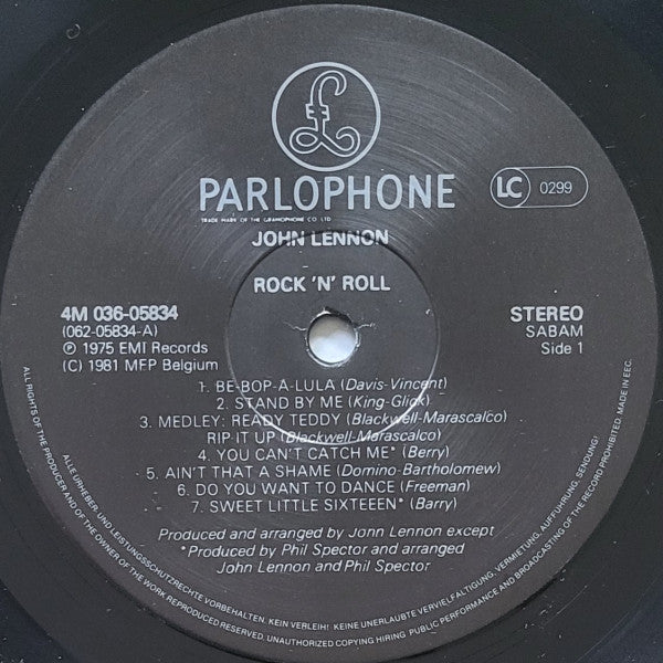 John Lennon -Rock 'N' Roll