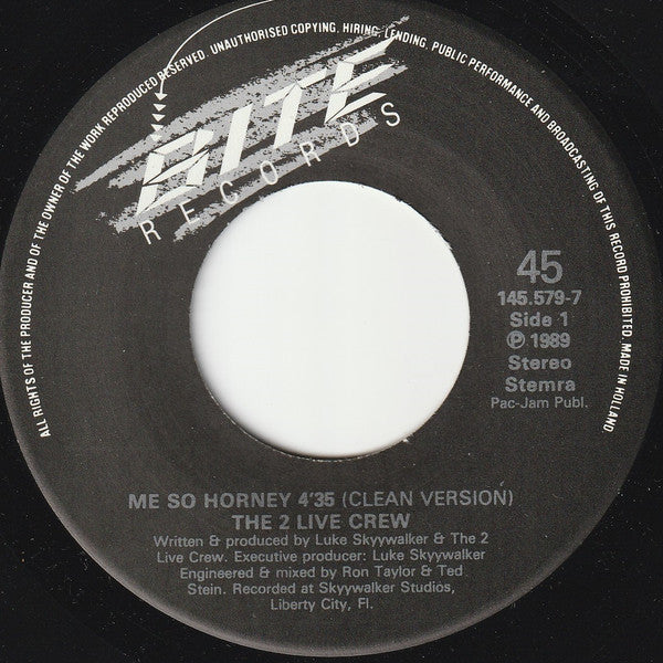 The 2 Live Crew -Me So Horny