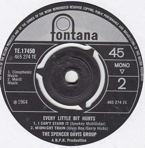 The Spencer Davis Group -Every Little Bit Hurts