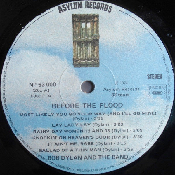 Bob Dylan / The Band -Before The Flood