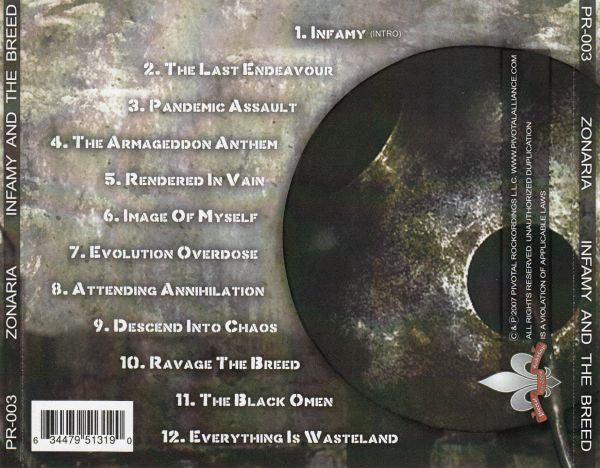 Zonaria -Infamy And The Breed