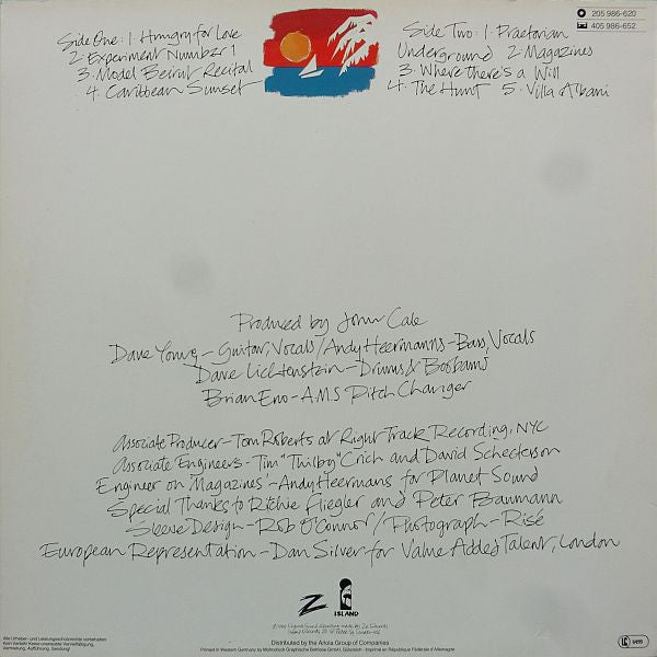 John Cale -Caribbean Sunset