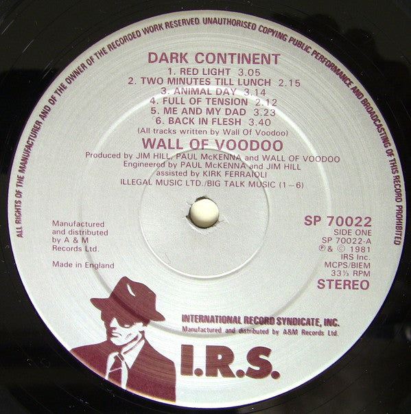 Wall Of Voodoo -Dark Continent