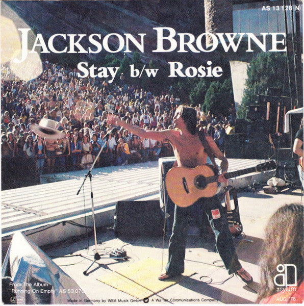Jackson Browne -Stay B/w Rosie