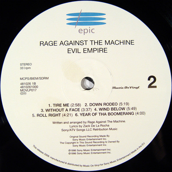 Rage Against The Machine -Evil Empire