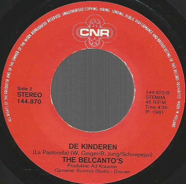 The Belcanto's - Moeder Mag Ik Trouwen Gaan