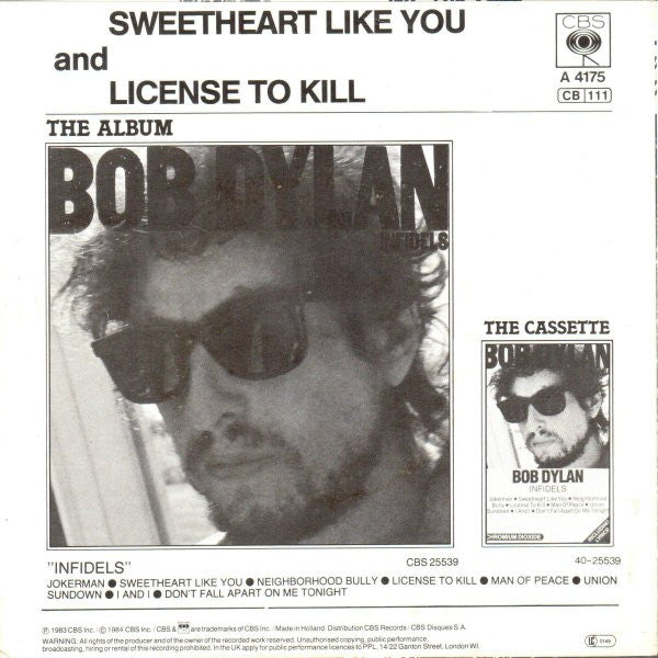 Bob Dylan -Sweetheart Like You