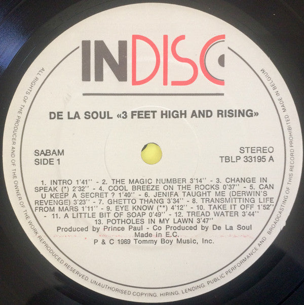 De La Soul - 3 Feet High And Rising