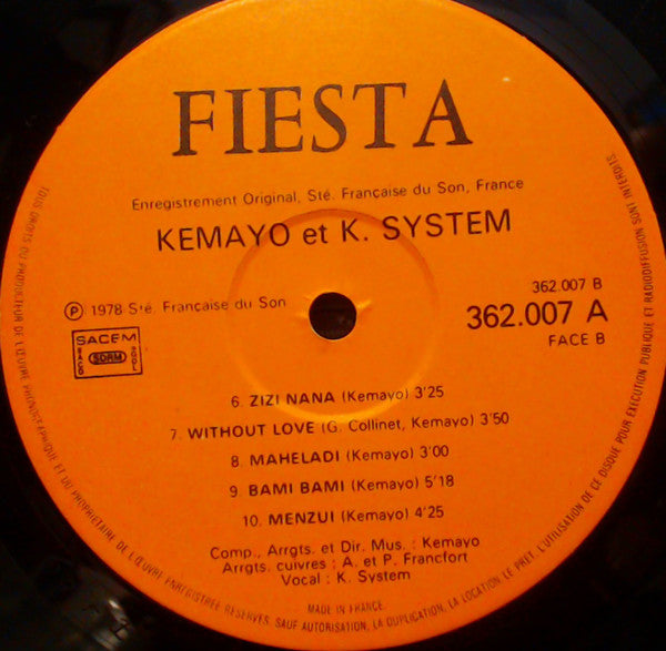 Kemayo* & K. System -Tam Tam Song