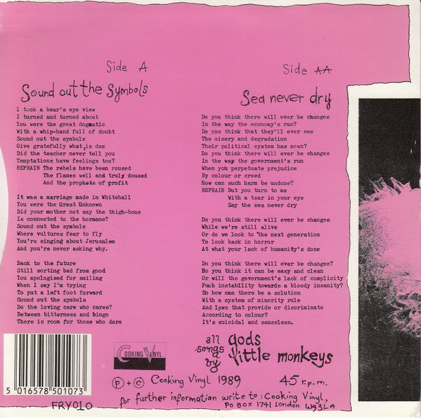 God's Little Monkeys - Sound Out The Symbols