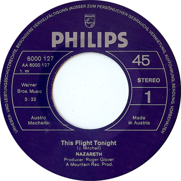 Nazareth (2) -This Flight Tonight
