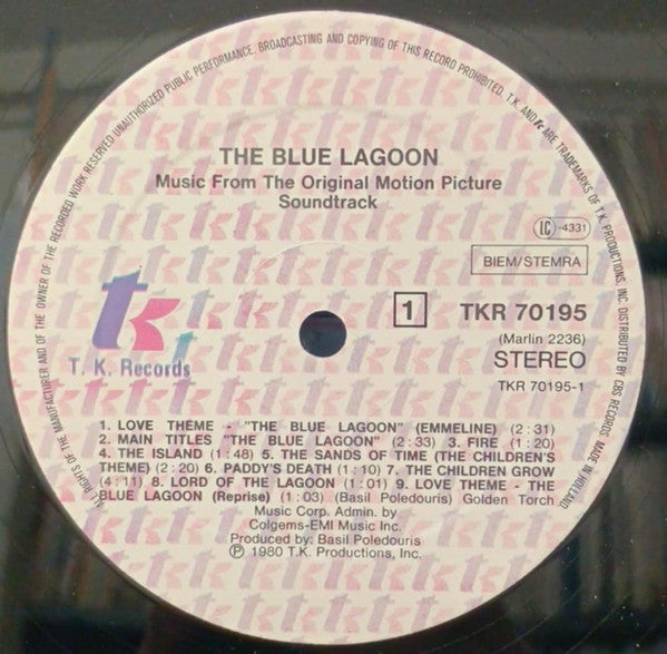 Basil Poledouris -The Blue Lagoon