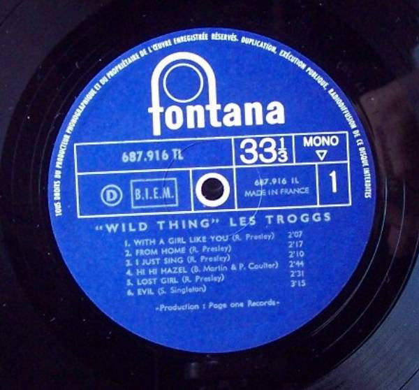 Les Troggs* -Wild Thing