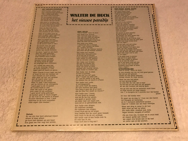 Walter De Buck - Het Nieuwe Paradijs