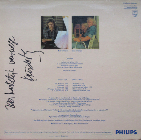 Kris De Bruyne -Ballerina's