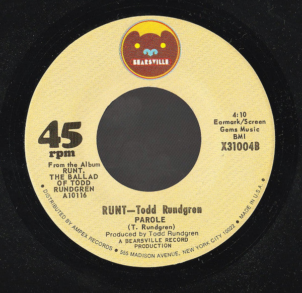Runt - Todd Rundgren -A Long Time, A Long Way To Go