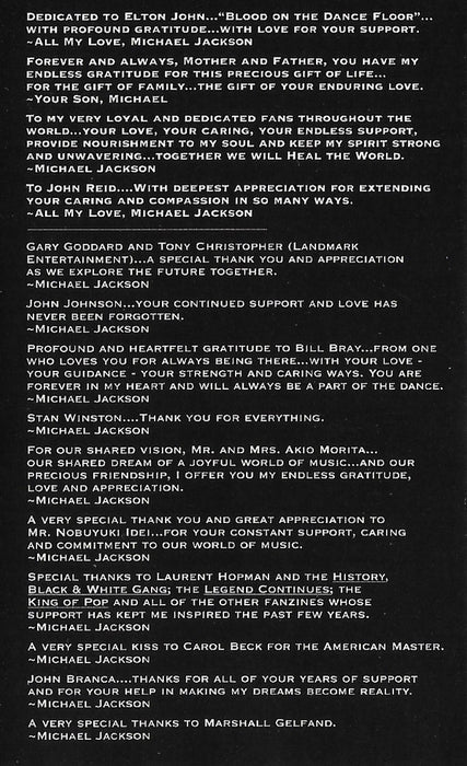 Michael Jackson -Blood On The Dance Floor - HIStory In The Mix