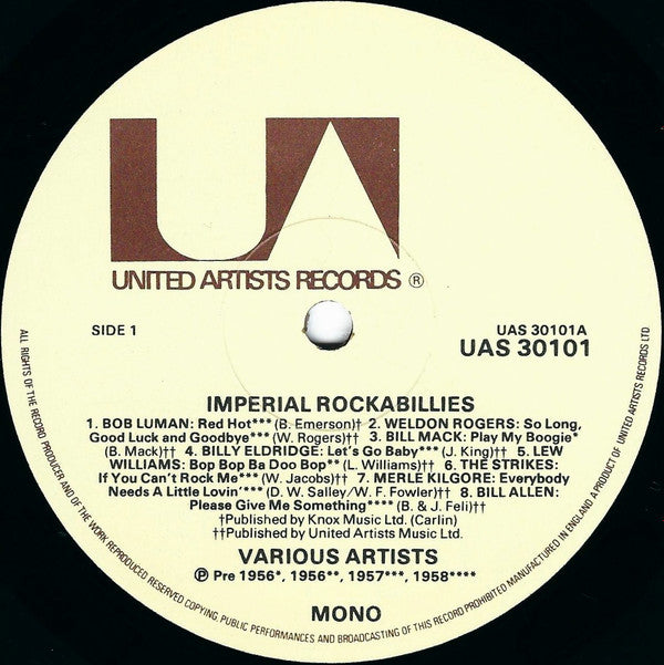Various - Imperial Rockabillies