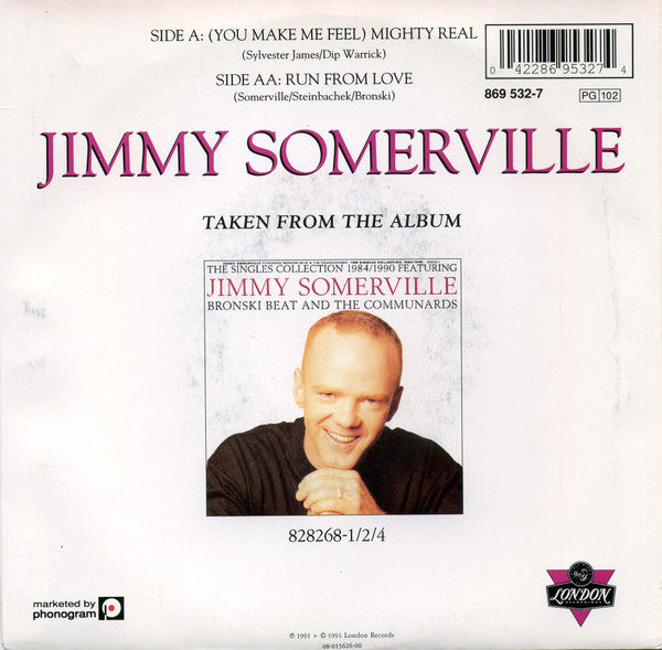 Jimmy Somerville -(You Make Me Feel) Mighty Real / Run From Love