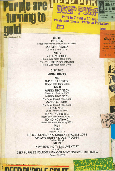 Deep Purple -History, Hits & Highlights '68 - '76