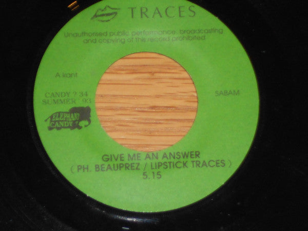 Lipstick Traces (2) -Give Me An Answer
