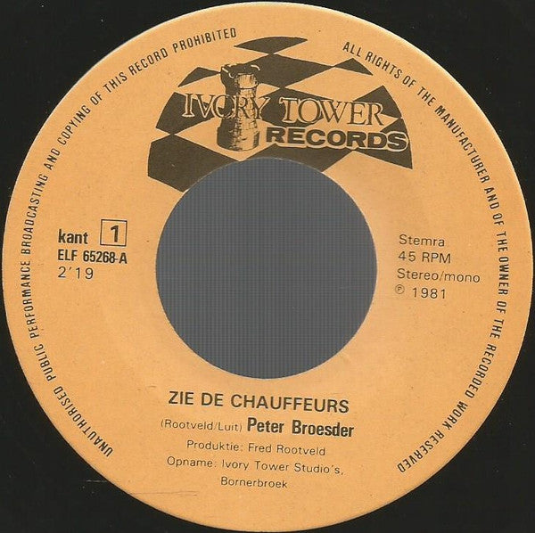 Peter Broesder -Zie De Chauffeurs