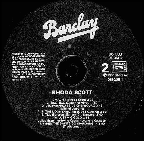 Rhoda Scott - Take Five / In The Mood / Summertime...