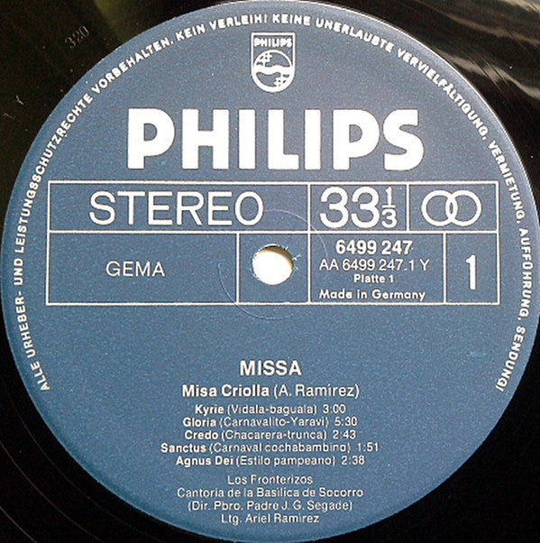 Various - Missa Luba / Misa Criolla / Misa Flamenco / Messe Des Savanes