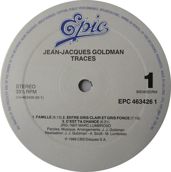 Goldman* -Traces