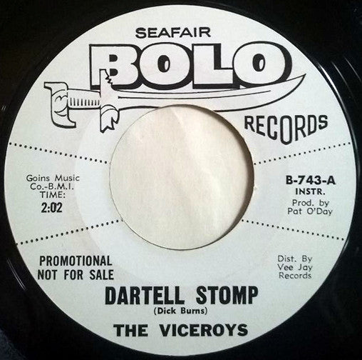 The Viceroys (2) -Dartell Stomp / Granny's Medley