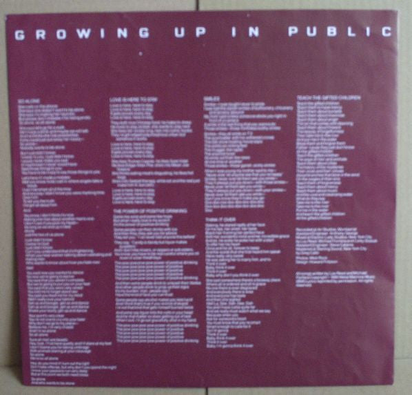 Lou Reed -Growing Up In Public