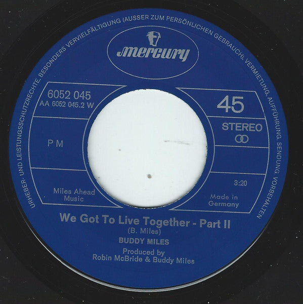 Buddy Miles -We Got To Live Together