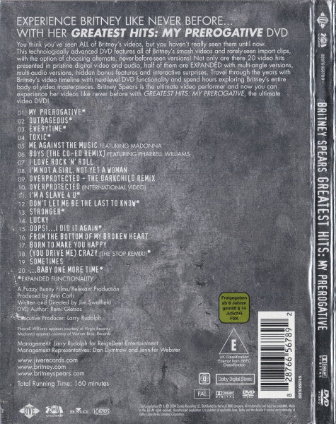 Britney Spears -Greatest Hits: My Prerogative