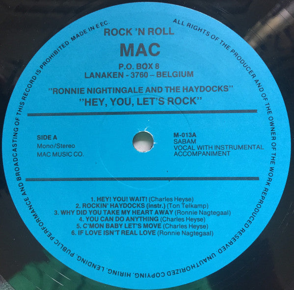 Ronnie Nightingale And The Haydocks* -Hey You, Let's Rock