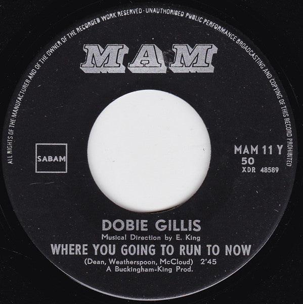 Dobie Gillis -Where You Going To Run To Now