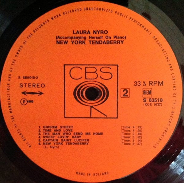 Laura Nyro -New York Tendaberry