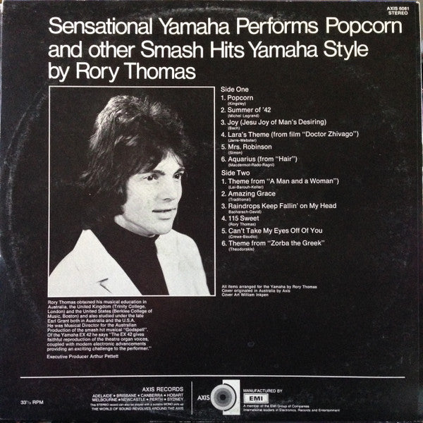 Rory Thomas -Sensational Yamaha Performs Popcorn & Other Smash Hits Yamaha Style